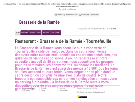 Restaurant - Brasserie de la Ramée à...