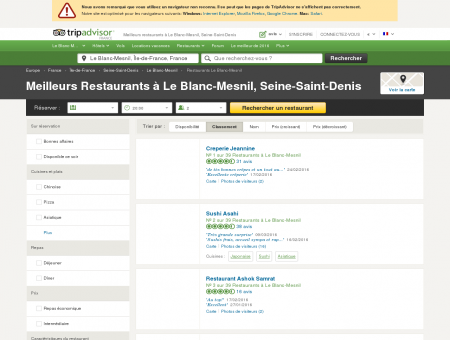 Les 10 meilleurs restaurants à Le Blanc-Mesnil ...