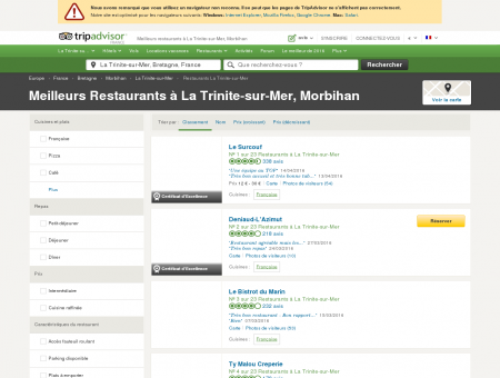 Les 10 meilleurs restaurants à La Trinite-sur...