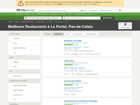 Les 10 meilleurs restaurants à Le Portel -...