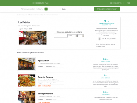 Restaurant La Féria | la-feria.lafourchette.com