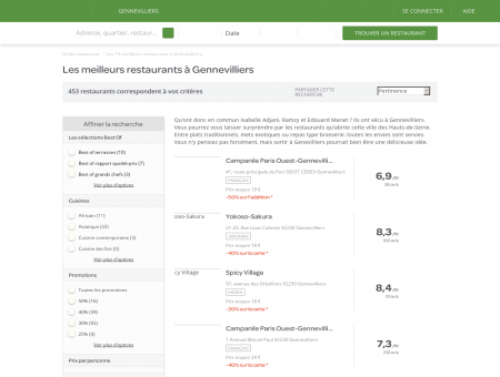 Les 10 meilleurs restaurants à Gennevilliers -...