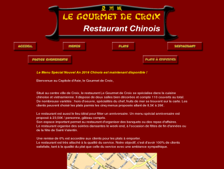Bienvenue au Gourmet de Croix - Restaurant...