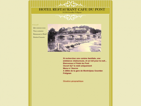 HOTEL RESTAURANT CAFE DU PONT - Accueil