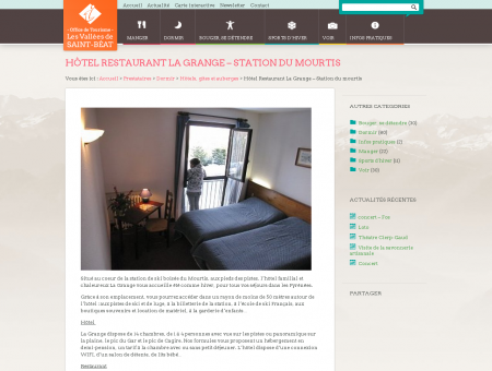 Hôtel Restaurant La Grange  Station du...