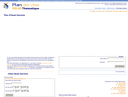 Plan Haute-Garonne (31) : plan gratuit Haute...