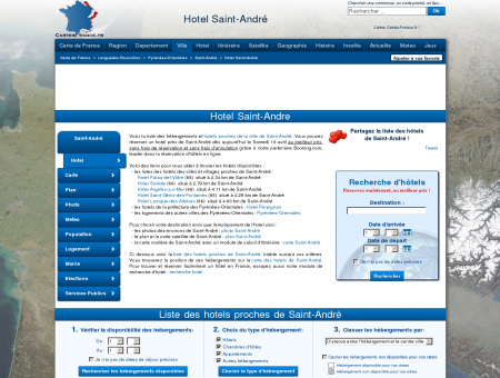 HOTEL SAINT-ANDRE : Réservation hôtels...