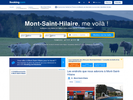 4 hôtels à Mont-Saint-Hilaire - Booking.com -...