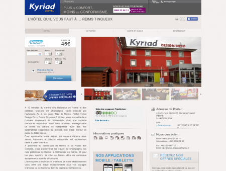 Hôtel KYRIAD Design ENZO REIMS - Tinqueux...
