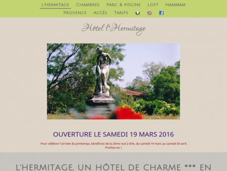 Hôtel l'Hermitage en Provence - hôtel de...
