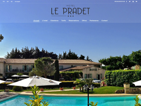 Hotel Le Pradet *** Vacqueyras en Provence