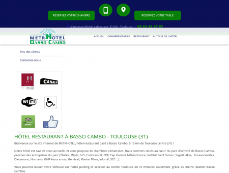 hôtel restaurant, hôtel économique - Toulouse |...