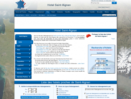HOTEL SAINT-AIGNAN : Réservation hôtels...