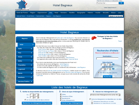 HOTEL BAGNEUX : Réservation hôtels...