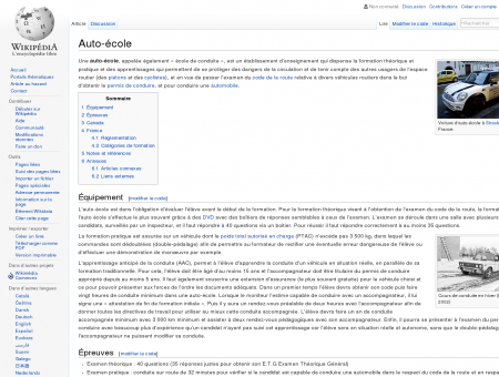Auto-école  Wikipédia