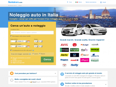 Autonoleggio Italia | Rentalcars.com