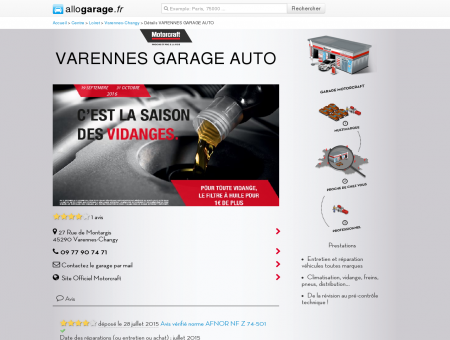 VARENNES GARAGE AUTO Varennes-Changy ...