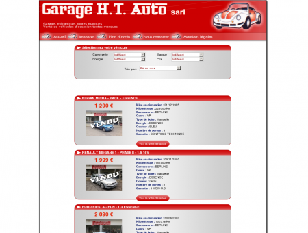 Garage HT AUTO, vente de véhicules...