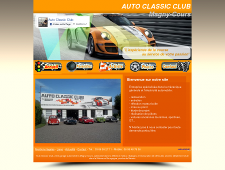 Auto Classic Club garage Magny-Cours,...