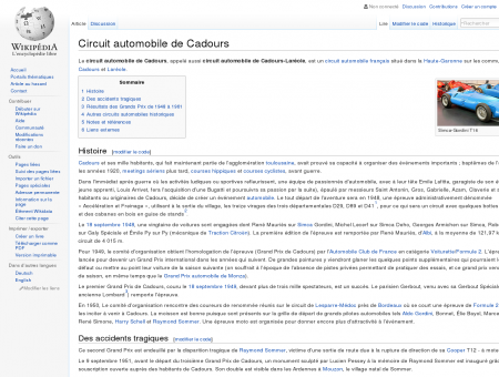 Circuit automobile de Cadours  Wikipédia