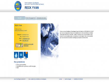 RECK YVAN | Installateur chauffagiste...