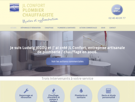 JL Confort, chauffagiste à Nantes en Loire...
