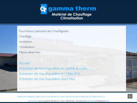 gammatherm - Grossiste chauffagiste, pièces...