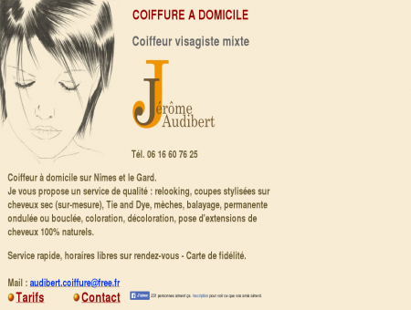 Jérôme Audibert Coiffure à domicile sur Nîmes...