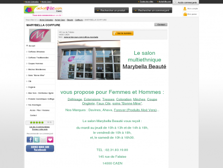 Marybella : Salon à Caen, 145 rue de Falaise -...