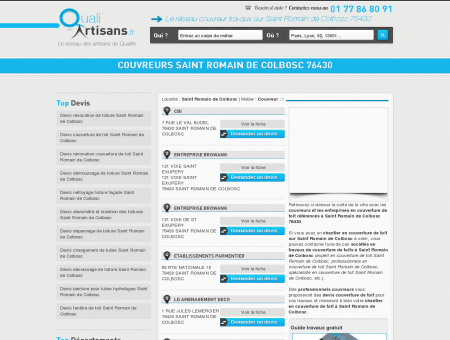 couvreurs Saint Romain de Colbosc 76430 -...