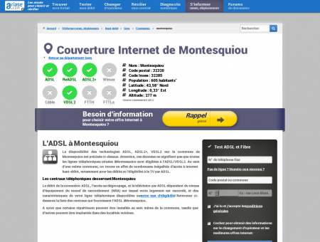 Couverture Internet de Montesquiou -...