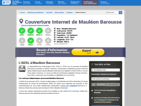 Couverture Internet de Mauléon Barousse -...