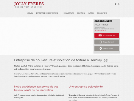 Couverture 95 - JOLLY FRERES : toiture,...