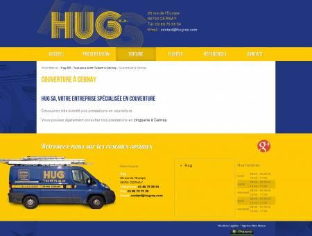 Couverture Cernay  Hug SA - Entreprise de...