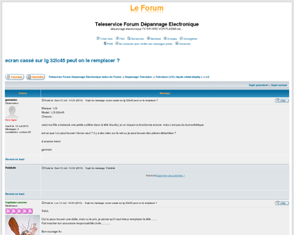 Teleservice Forum Dépannage Electronique ::...