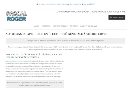 Electricié generale St Gervais les Bains - ETS...