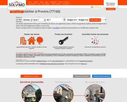 Immobilier Provins Solvimo