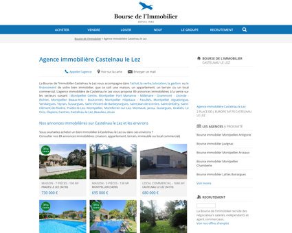 Agence immobilière Castelnau le Lez -...