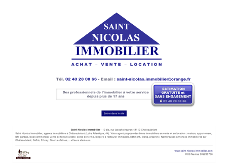 agence immobiliere chateaubriant loire...
