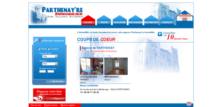 Parthenay're Immobilier - Vente et location de...