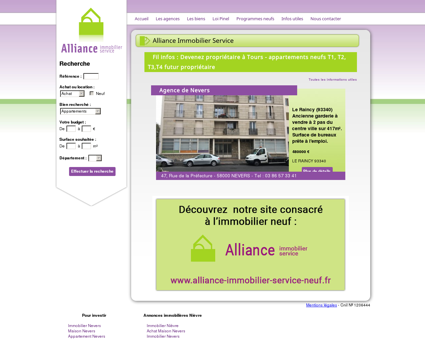 Alliance immobilier Service, immobilier neuf...