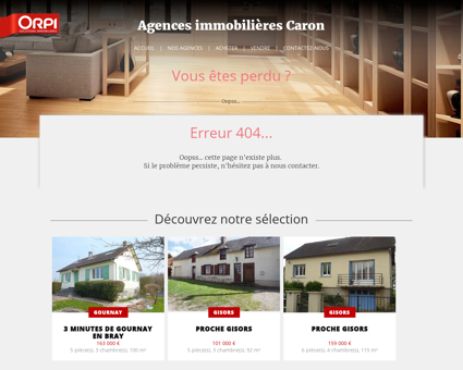 CARON IMMOBILIER - Agences Immobilières...