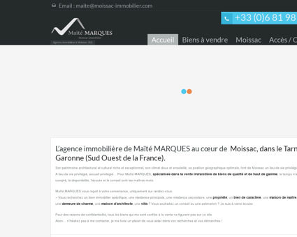 Immobilier Maïté Marques, agence...