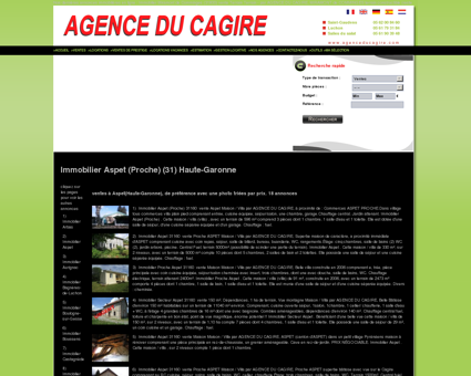 Immobilier Aspet (Proche) (31) Haute-Garonne...