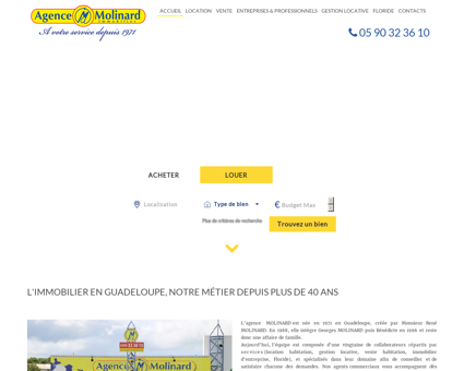 Immobilier Guadeloupe | Agence Molinard |...
