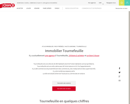 Immobilier Tournefeuille - Biens immobiliers...