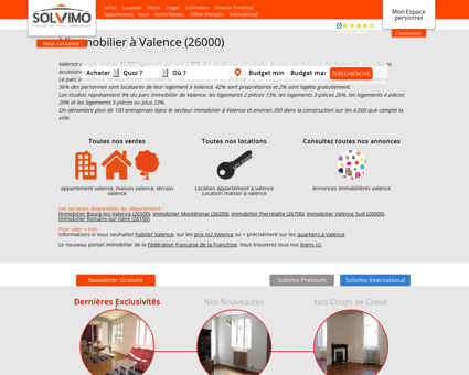 Immobilier Valence Solvimo
