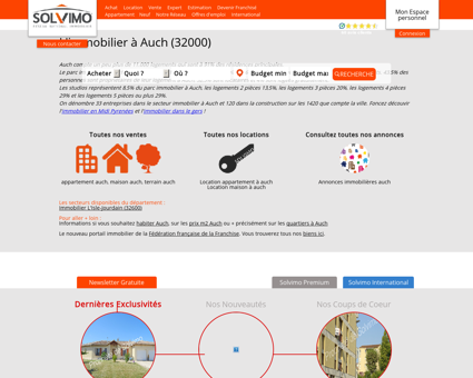 Immobilier Auch Solvimo