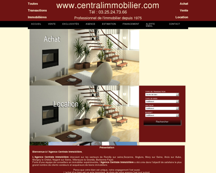 www.centralimmobilier.com - Agence situé à...