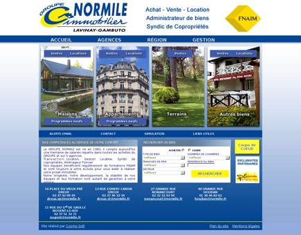 www.normile.fr, Groupe Normile Immobilier,...
